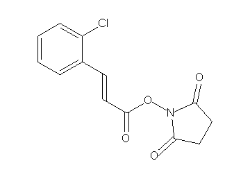 1-{[3-(2-chlorophenyl)acryloyl]oxy}-2,5-pyrrolidinedione