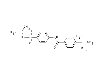 4-tert-butyl-N-{4-[(isopropylamino)sulfonyl]phenyl}benzamide