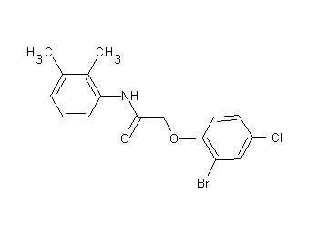2-(2-bromo-4-chlorophenoxy)-N-(2,3-dimethylphenyl)acetamide