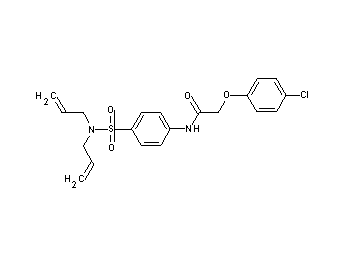 2-(4-chlorophenoxy)-N-{4-[(diallylamino)sulfonyl]phenyl}acetamide