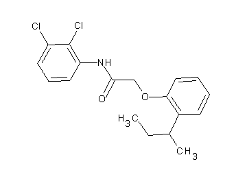 2-(2-sec-butylphenoxy)-N-(2,3-dichlorophenyl)acetamide