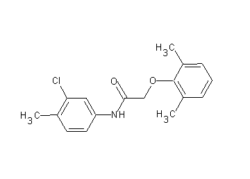 N-(3-chloro-4-methylphenyl)-2-(2,6-dimethylphenoxy)acetamide