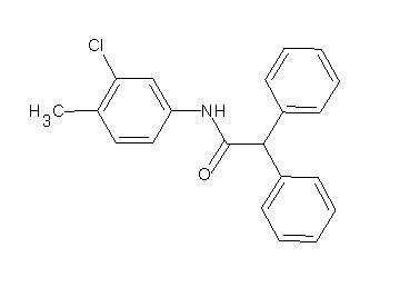 N-(3-chloro-4-methylphenyl)-2,2-diphenylacetamide