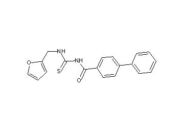 N-{[(2-furylmethyl)amino]carbonothioyl}-4-biphenylcarboxamide - Click Image to Close