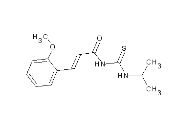 N-[(isopropylamino)carbonothioyl]-3-(2-methoxyphenyl)acrylamide