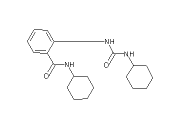 N-cyclohexyl-2-{[(cyclohexylamino)carbonyl]amino}benzamide