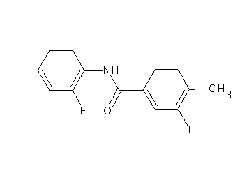 N-(2-fluorophenyl)-3-iodo-4-methylbenzamide