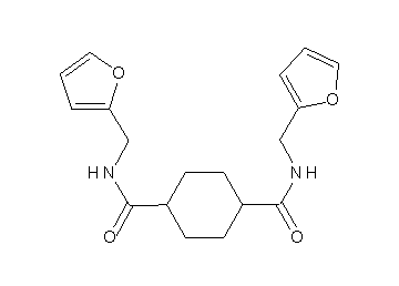N,N'-bis(2-furylmethyl)-1,4-cyclohexanedicarboxamide