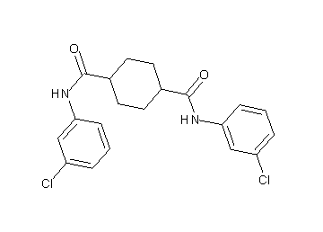 N,N'-bis(3-chlorophenyl)-1,4-cyclohexanedicarboxamide