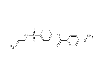N-{4-[(allylamino)sulfonyl]phenyl}-4-methoxybenzamide