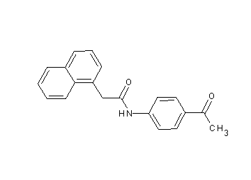 N-(4-acetylphenyl)-2-(1-naphthyl)acetamide