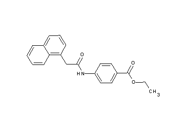 ethyl 4-[(1-naphthylacetyl)amino]benzoate