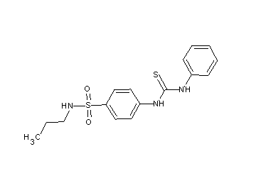 4-[(anilinocarbonothioyl)amino]-N-propylbenzenesulfonamide