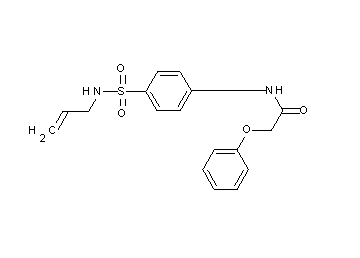 N-{4-[(allylamino)sulfonyl]phenyl}-2-phenoxyacetamide