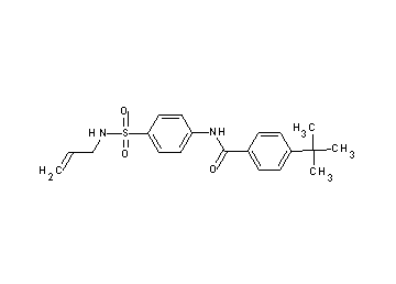 N-{4-[(allylamino)sulfonyl]phenyl}-4-tert-butylbenzamide