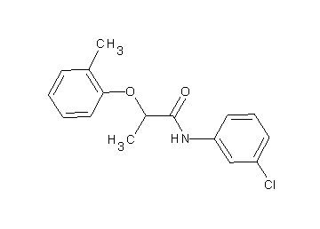N-(3-chlorophenyl)-2-(2-methylphenoxy)propanamide
