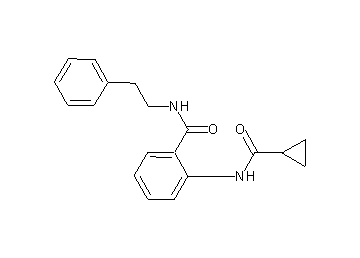 2-[(cyclopropylcarbonyl)amino]-N-(2-phenylethyl)benzamide