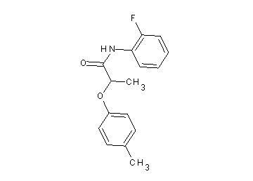 N-(2-fluorophenyl)-2-(4-methylphenoxy)propanamide