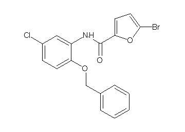 N-[2-(benzyloxy)-5-chlorophenyl]-5-bromo-2-furamide