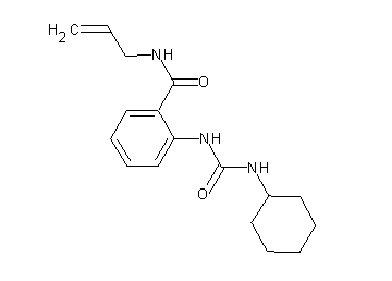 N-allyl-2-{[(cyclohexylamino)carbonyl]amino}benzamide