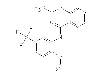 2-ethoxy-N-[2-methoxy-5-(trifluoromethyl)phenyl]benzamide