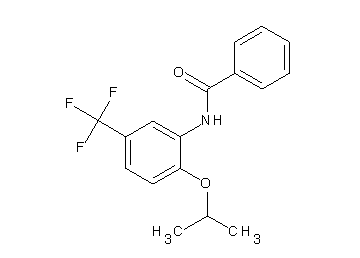 N-[2-isopropoxy-5-(trifluoromethyl)phenyl]benzamide