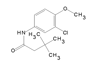 N-(3-chloro-4-methoxyphenyl)-3,3-dimethylbutanamide