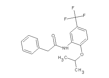 N-[2-isopropoxy-5-(trifluoromethyl)phenyl]-2-phenylacetamide