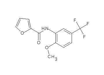 N-[2-methoxy-5-(trifluoromethyl)phenyl]-2-furamide