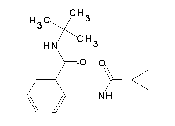 N-(tert-butyl)-2-[(cyclopropylcarbonyl)amino]benzamide
