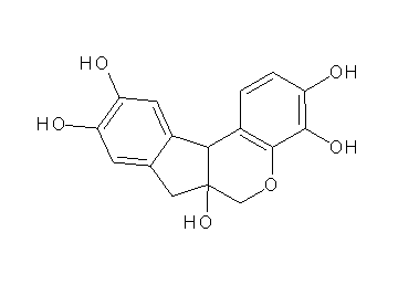 7,11b-dihydroindeno[2,1-c]chromene-3,4,6a,9,10(6H)-pentol