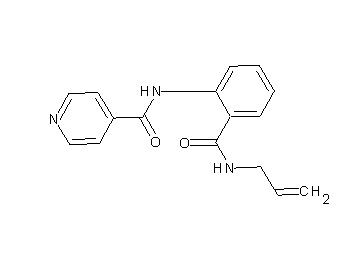 N-{2-[(allylamino)carbonyl]phenyl}isonicotinamide