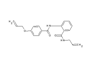 N-allyl-2-{[4-(allyloxy)benzoyl]amino}benzamide