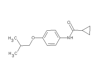 N-(4-isobutoxyphenyl)cyclopropanecarboxamide