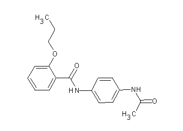 N-[4-(acetylamino)phenyl]-2-propoxybenzamide