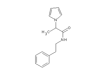 N-(2-phenylethyl)-2-(1H-pyrrol-1-yl)propanamide