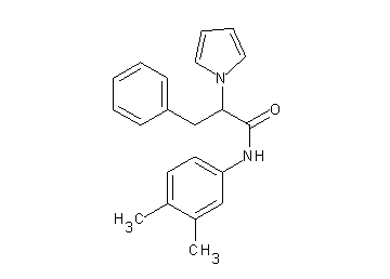 N-(3,4-dimethylphenyl)-3-phenyl-2-(1H-pyrrol-1-yl)propanamide