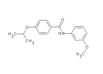 4-isopropoxy-N-(3-methoxyphenyl)benzamide