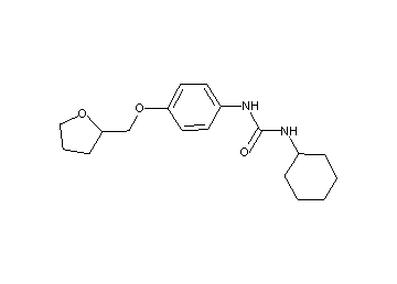 N-cyclohexyl-N'-[4-(tetrahydro-2-furanylmethoxy)phenyl]urea