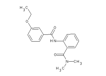 2-[(3-ethoxybenzoyl)amino]-N,N-dimethylbenzamide
