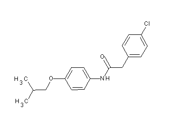 2-(4-chlorophenyl)-N-(4-isobutoxyphenyl)acetamide