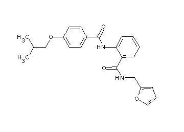N-(2-furylmethyl)-2-[(4-isobutoxybenzoyl)amino]benzamide