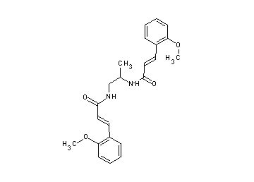 N,N'-1,2-propanediylbis[3-(2-methoxyphenyl)acrylamide]