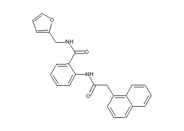 N-(2-furylmethyl)-2-[(1-naphthylacetyl)amino]benzamide