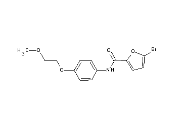 5-bromo-N-[4-(2-methoxyethoxy)phenyl]-2-furamide