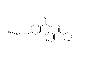 4-(allyloxy)-N-[2-(1-pyrrolidinylcarbonyl)phenyl]benzamide