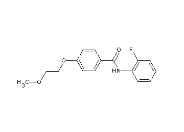 N-(2-fluorophenyl)-4-(2-methoxyethoxy)benzamide