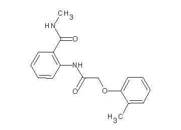 N-methyl-2-{[(2-methylphenoxy)acetyl]amino}benzamide