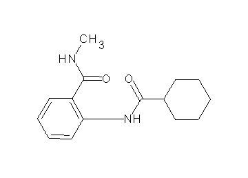 2-[(cyclohexylcarbonyl)amino]-N-methylbenzamide