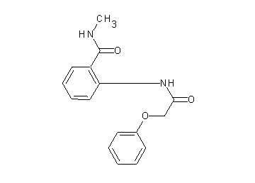 N-methyl-2-[(phenoxyacetyl)amino]benzamide